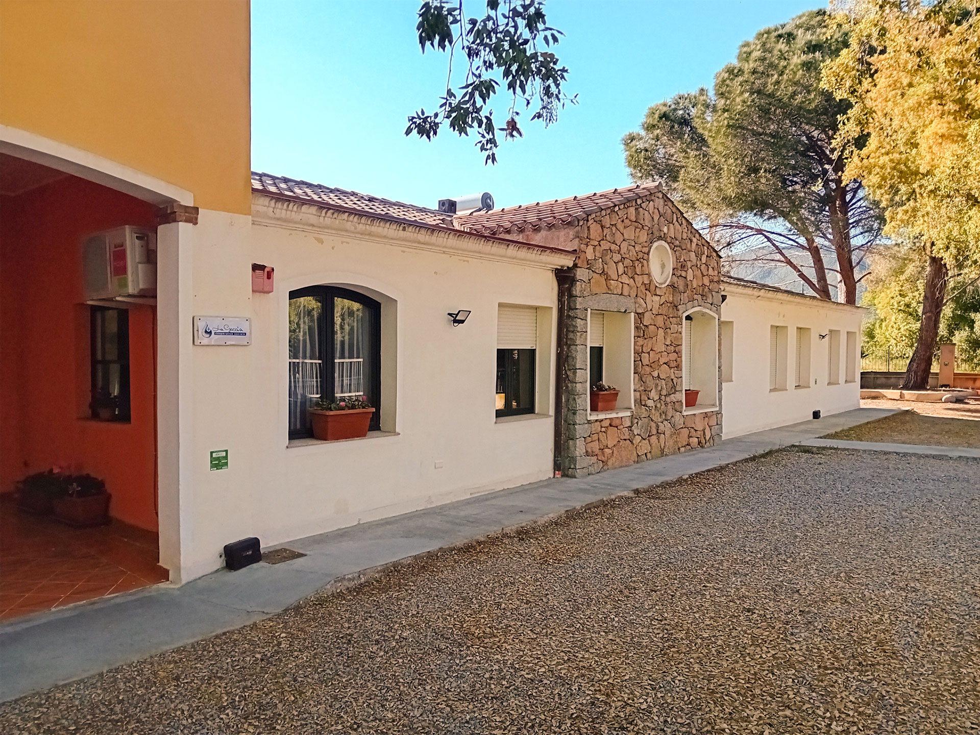 Ingresso esterno della struttura