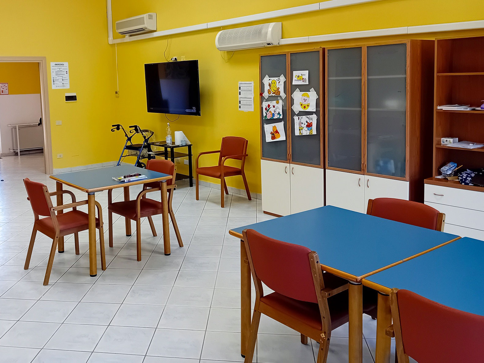 Sala comune della struttura Osono di Ardali